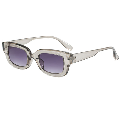 Classic Rectangular Thick Frame UV400 Sunglasses
