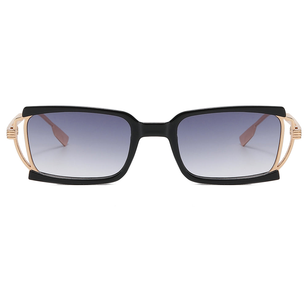 Small Rectangle Metal Frame Sunglasses