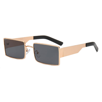 Metal Frame Retro Small Rectangle Sunglasses