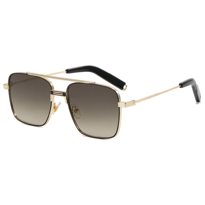 Small Rectangle Metal Frame Sunglasses