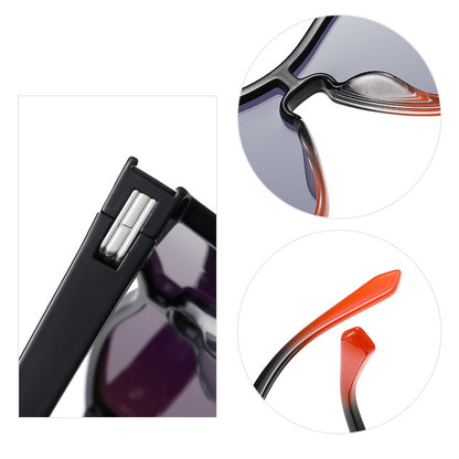 Polarized Light Weight one-piece lens Sunglasses