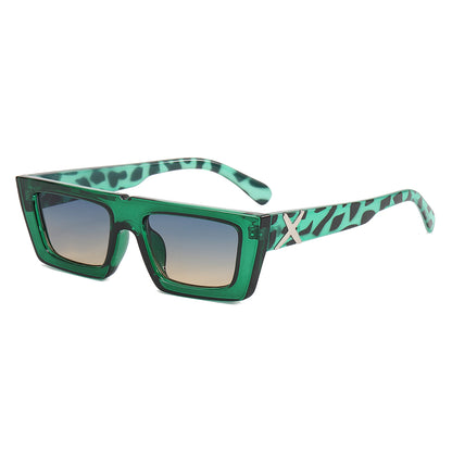 Fashion Flat Top Rectangle Sunglasses