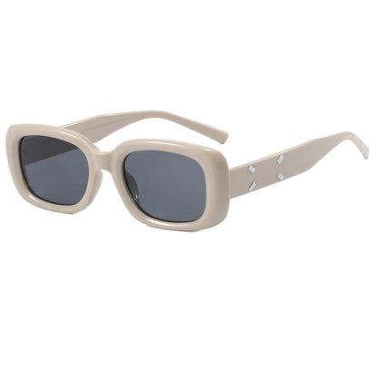 Women Classic Rectangle UV400 Shades Sunglasses