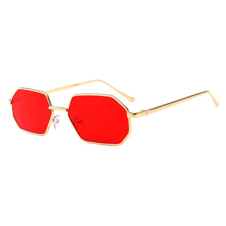 Metal Frame Unisex Sunglasses