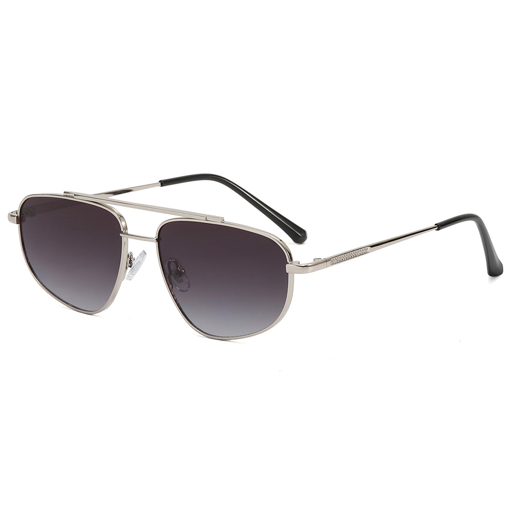 Metal Frame Gradient Shades Sunglasses