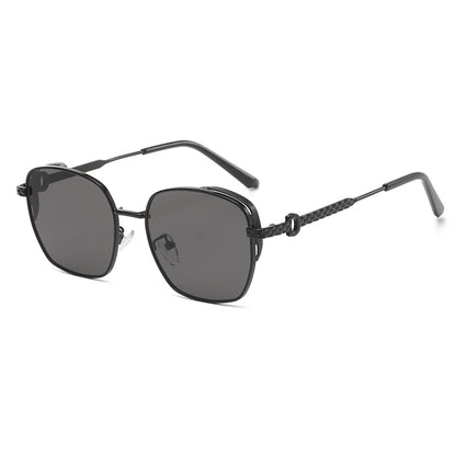 Retro Metal Frame Men Women UV400 Shades Sunglasses