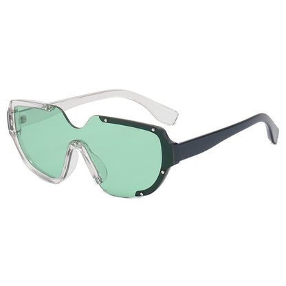 One Piece Lens Men Women UV400 Shades Sunglasses