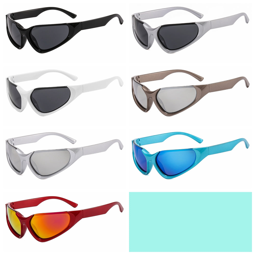 Y2K Futuro Punk Sports Cat Eye Sunglasses
