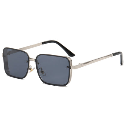 Small Rectangle Metal Frame Sunglasses