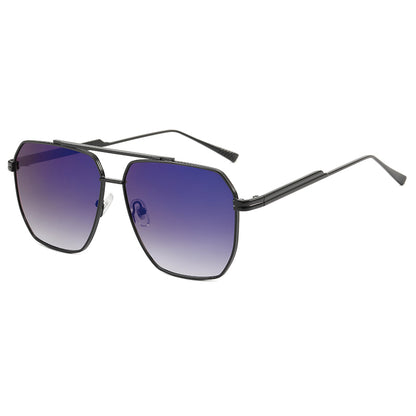 Metal Frame Gradient Men Shades Sunglasses