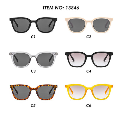 Men Women Retro Square Sunglasses