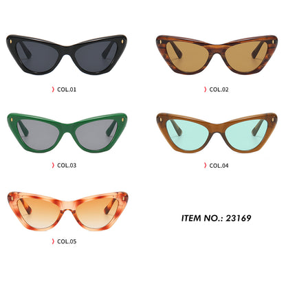 Cat Eye Women Small Triangle Sunglasses