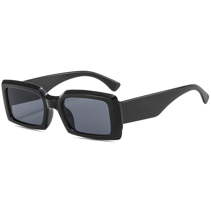 Rectangle Thick Frame Sunglasses