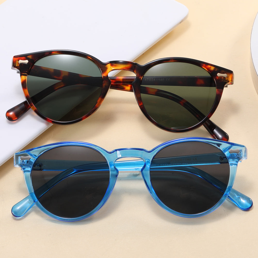 Cat Eye Women Round Polarized Sunglasses