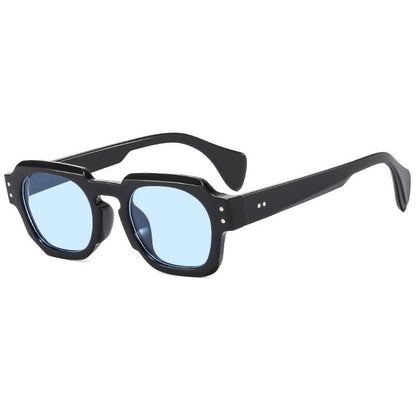 Retro Vintage Square Street Shot Tinted Goggle Sunglasses