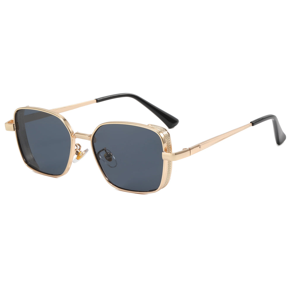 Small Rectangle Metal Frame Sunglasses