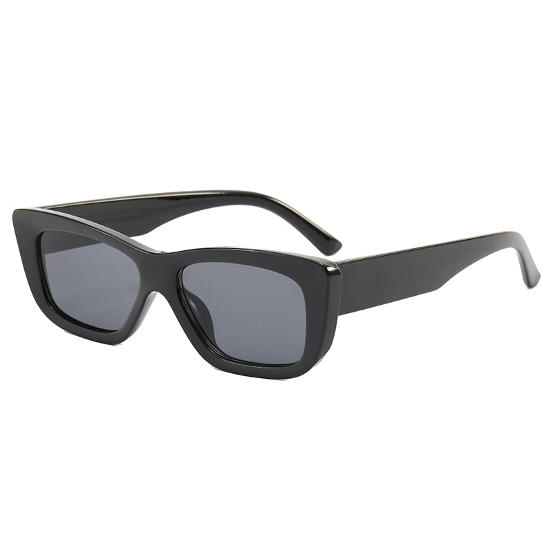 Retro Plastic Small Rectangle Sunglasses