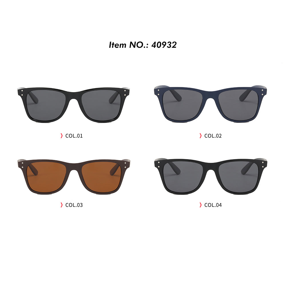 Square TR Frame Polarized Sporty Sunglasses