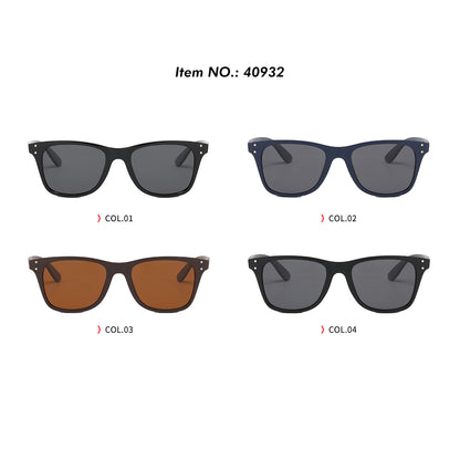 Square TR Frame Polarized Sporty Sunglasses