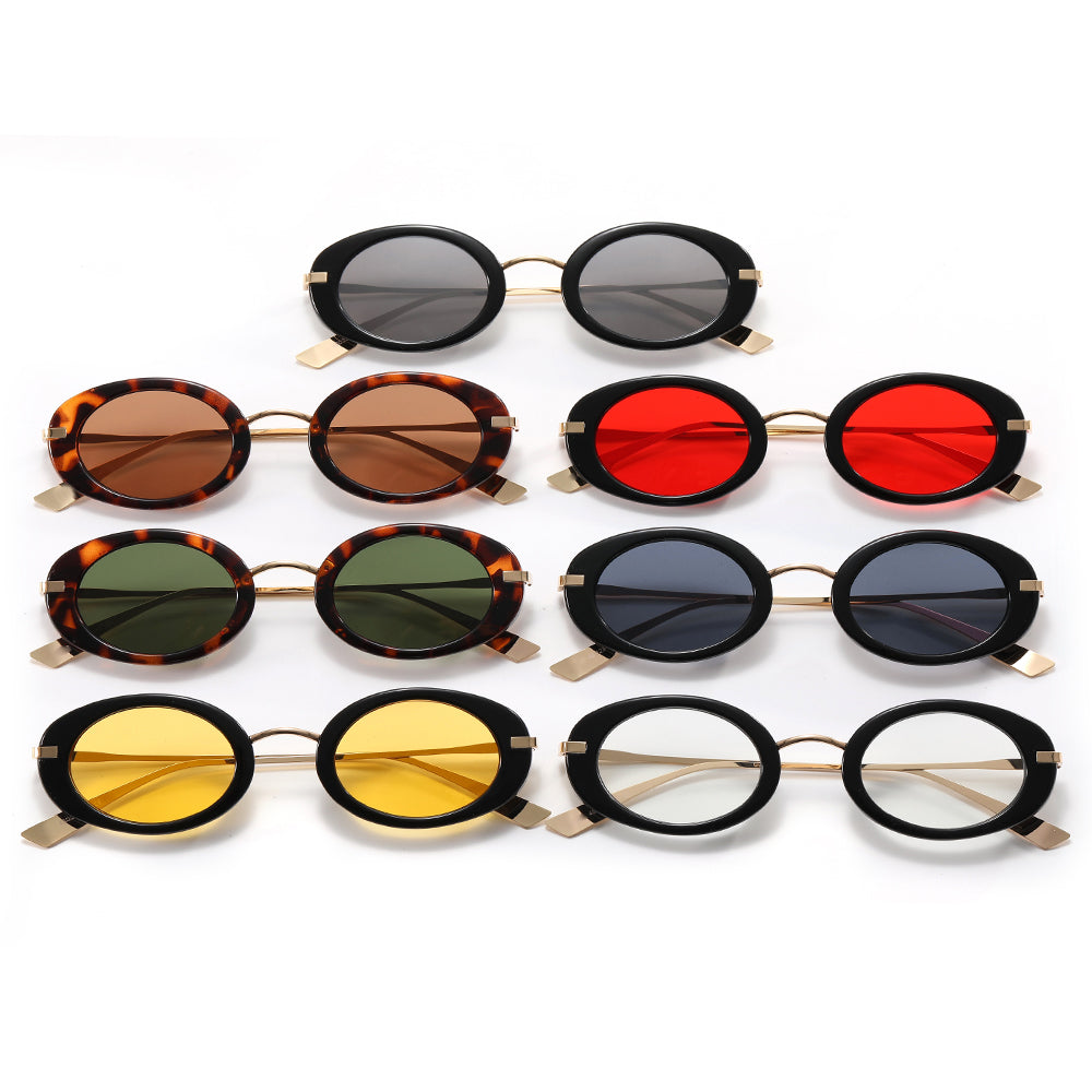 Retro Oval Sunglasses