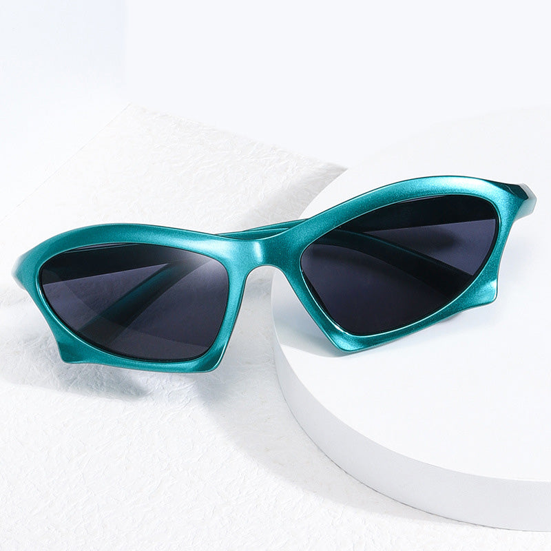 Small Rectangle Cat Eye Sunglasses