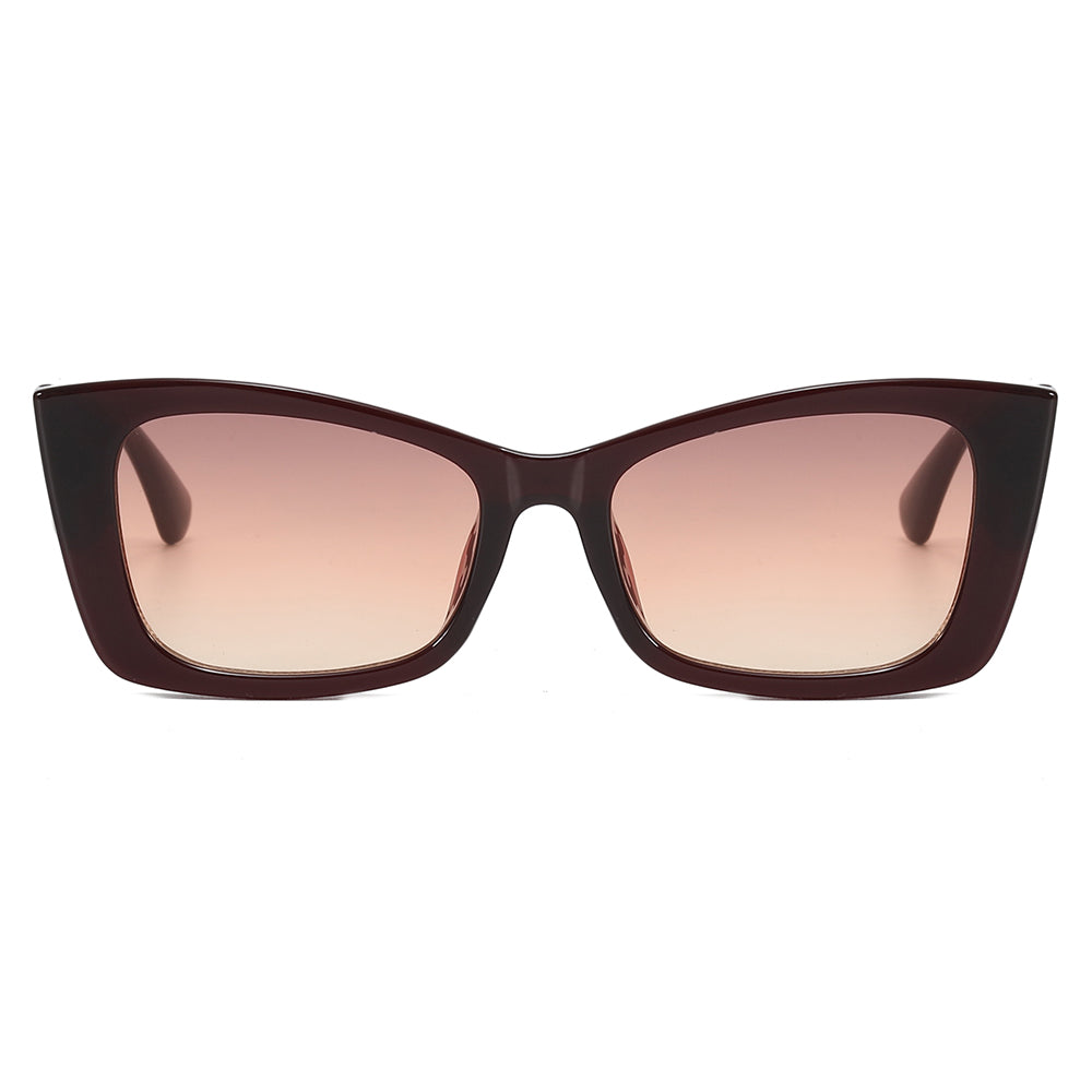 New trendy women rectangle sun glasses