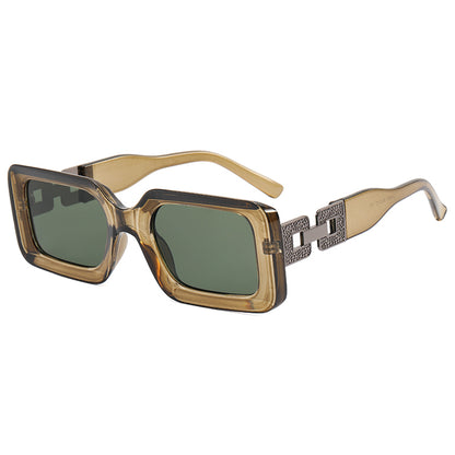 Vintage Luxury Rectangle Sunglasses