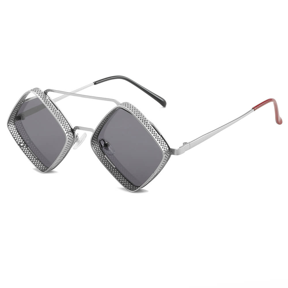 Retro Metal Frame Steampunk Sunglasses