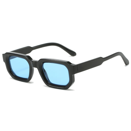 Retro Thick Square UV400 Gradient Outdoor Vacation Sunglasses