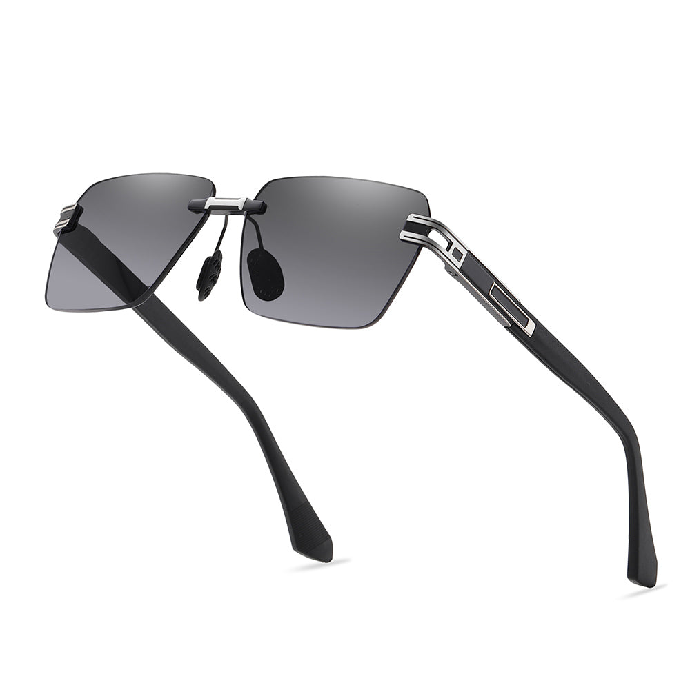 Men's Gradient Rimless Sunglasses