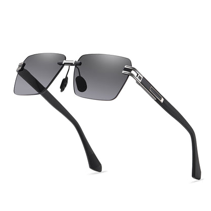 Men's Gradient Rimless Sunglasses