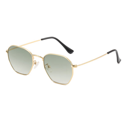 Retro Classic Women Square Metal Sunglasses