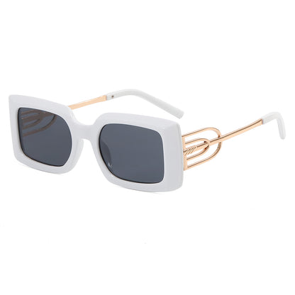 Rectangle Thick Rimmed Women Sunglasses