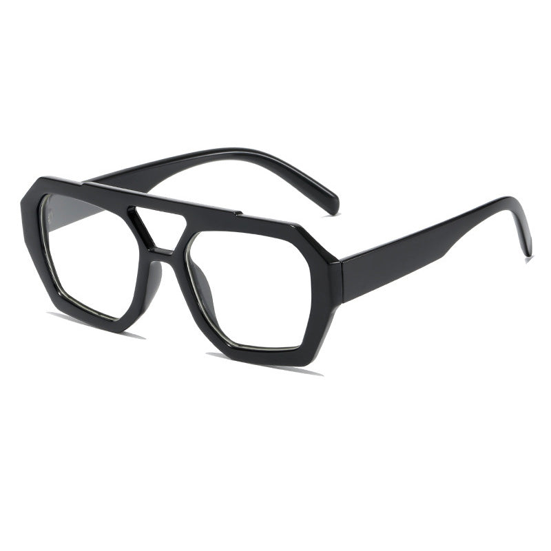 Flat Top Multiple Color All-match Sunglasses