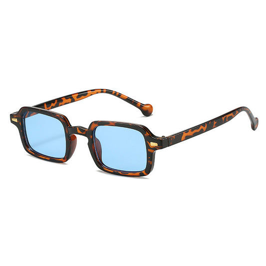 Rectangular Tinted Lens Sunglasses