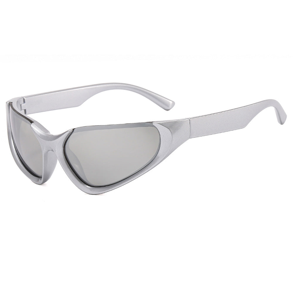 Y2K Futuro Punk Sports Cat Eye Sunglasses