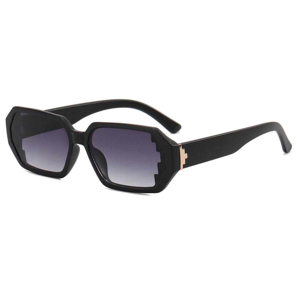 Retro Rectangle Street Shot Sunglasses