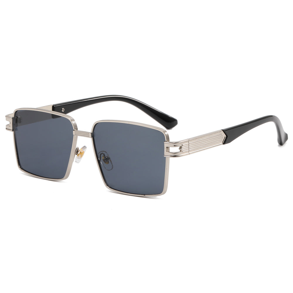 Steampunk Square Metal Frame Sunglasses