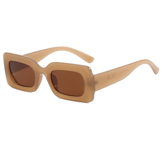 Retro Rectangle Colorful Outdoor Sunglasses