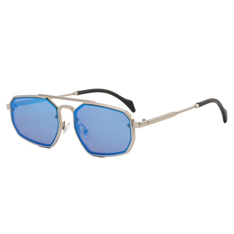 Metal Frame UV400 Gradient Shades Sunglasses