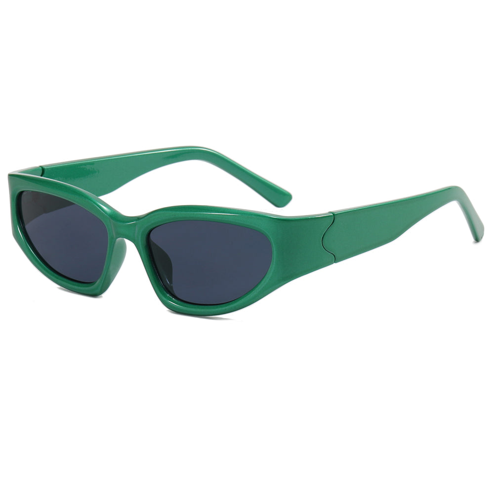 Retro Y2K Oval Outdoor Cycling Sporty Sunglasses