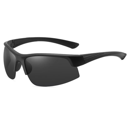 Lightweight Half Frame Sports Polarized Sunglasses