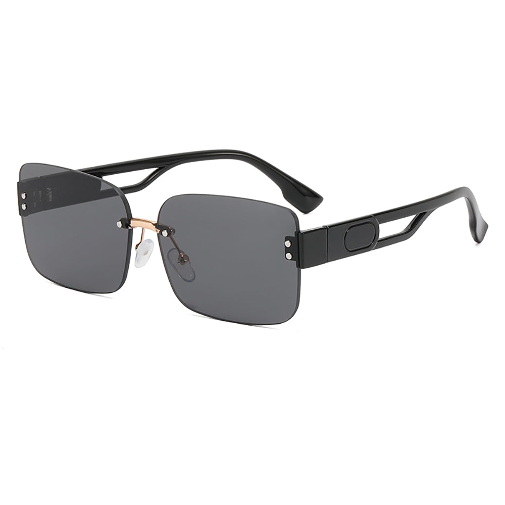 Rimless Small Rectangle Sunglasses