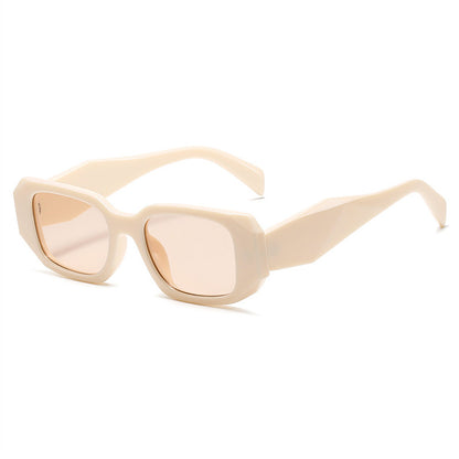 Rectangle Wide-legged UV Protection Trendy shades Sunglasses