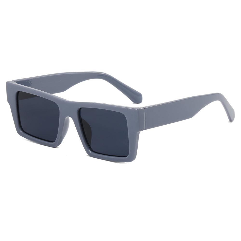 Shades Flat Top UV400 Rectangle Sunglasses