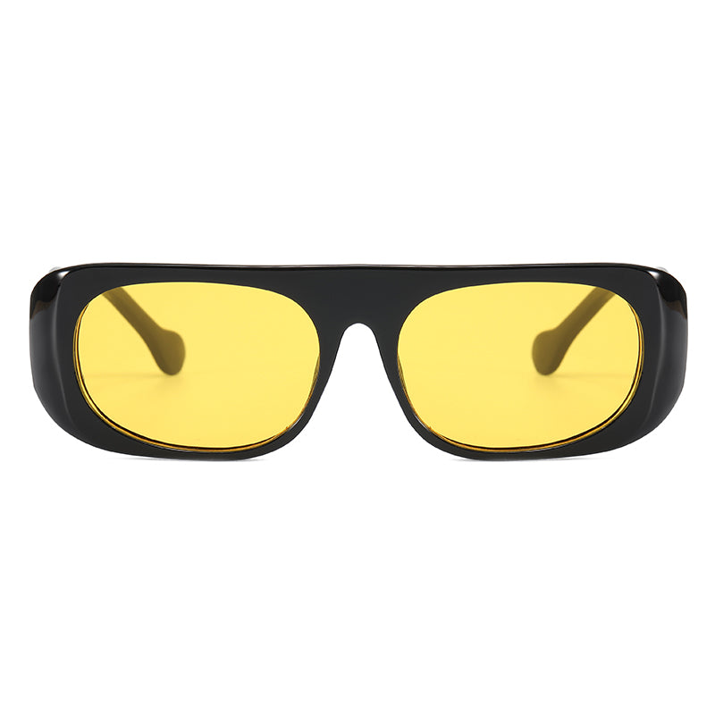 Retro Plastic Small Rectangle Sunglasses