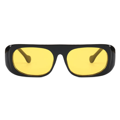 Retro Plastic Small Rectangle Sunglasses