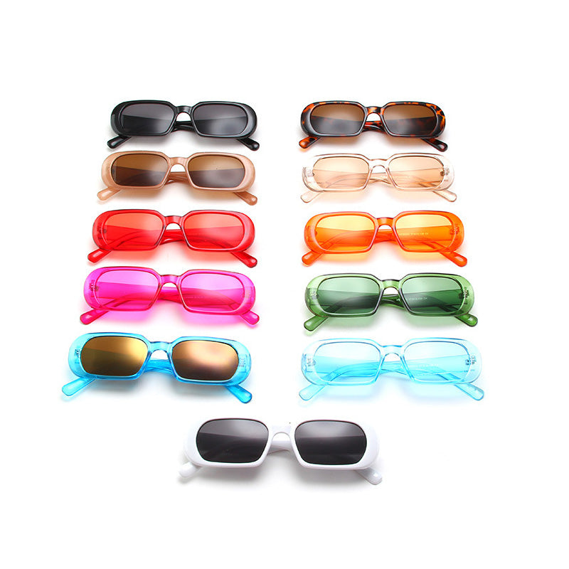 Retro Cool ins Small Rectangle Travel Sunglasses