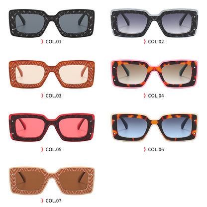 Retro Rectangle Sunglasses