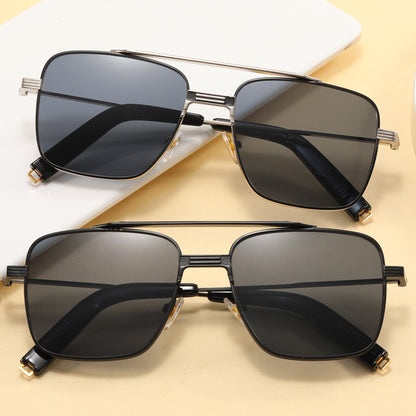 Small Rectangle Metal Frame Sunglasses